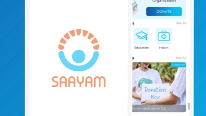US-based Aviation Entrepreneur starts a unique blockchain-based social giving community app Saayam, where help is just a click away